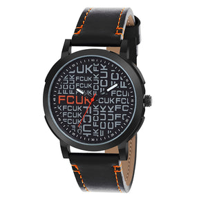 FCUK Analog Black Dial Watch For Men - FK00013C