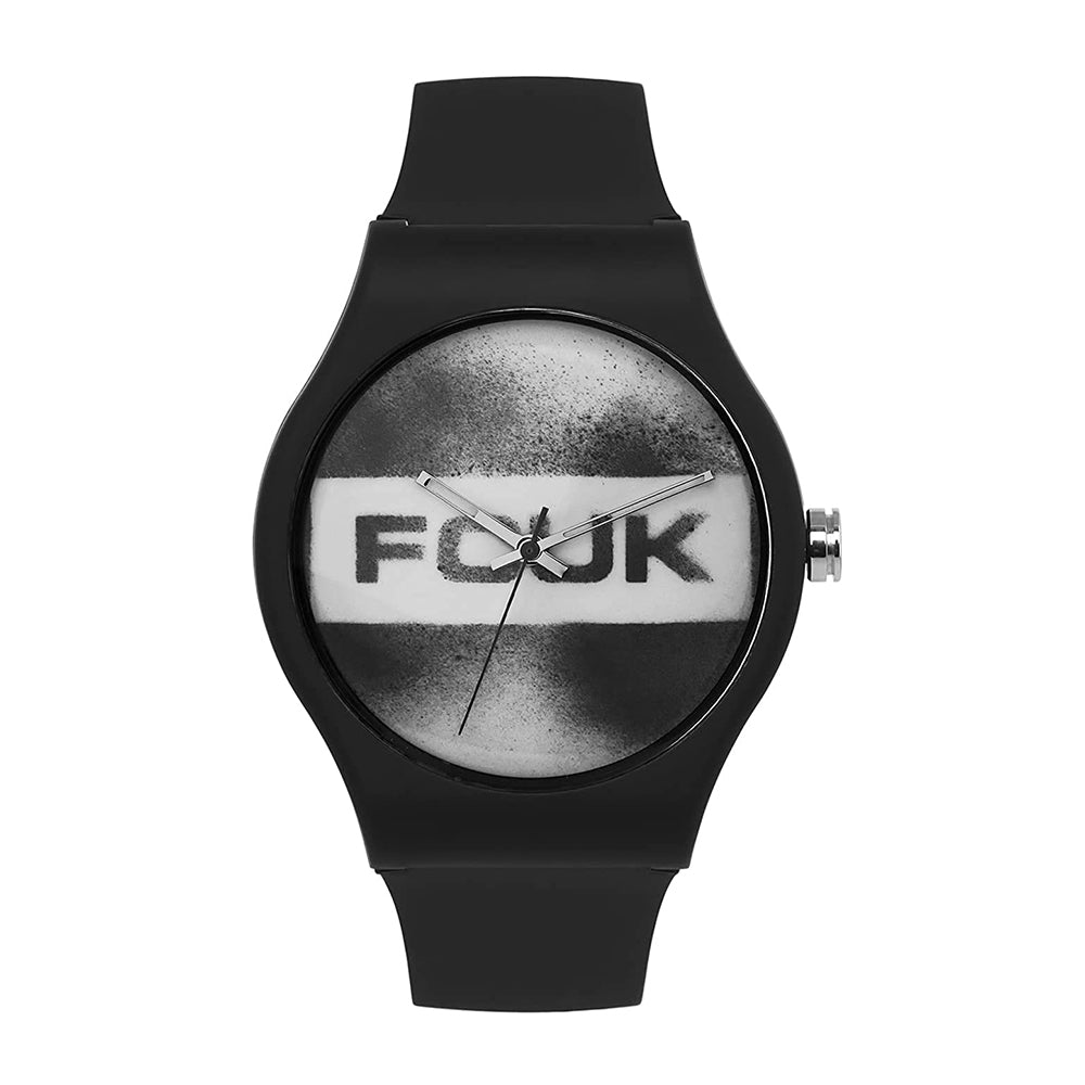 FCUK Analog Black Dial Watch For Men - FC176B