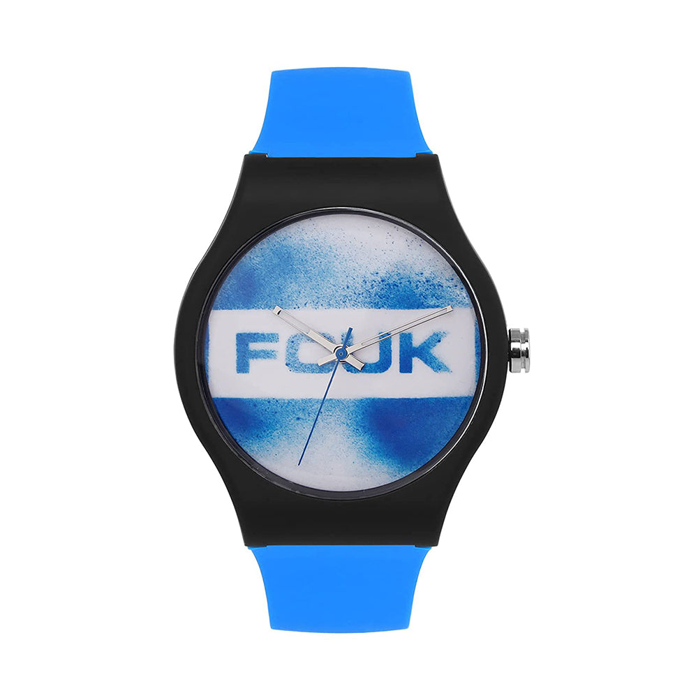 FCUK Analog Blue Dial Watch For Men - FC176U