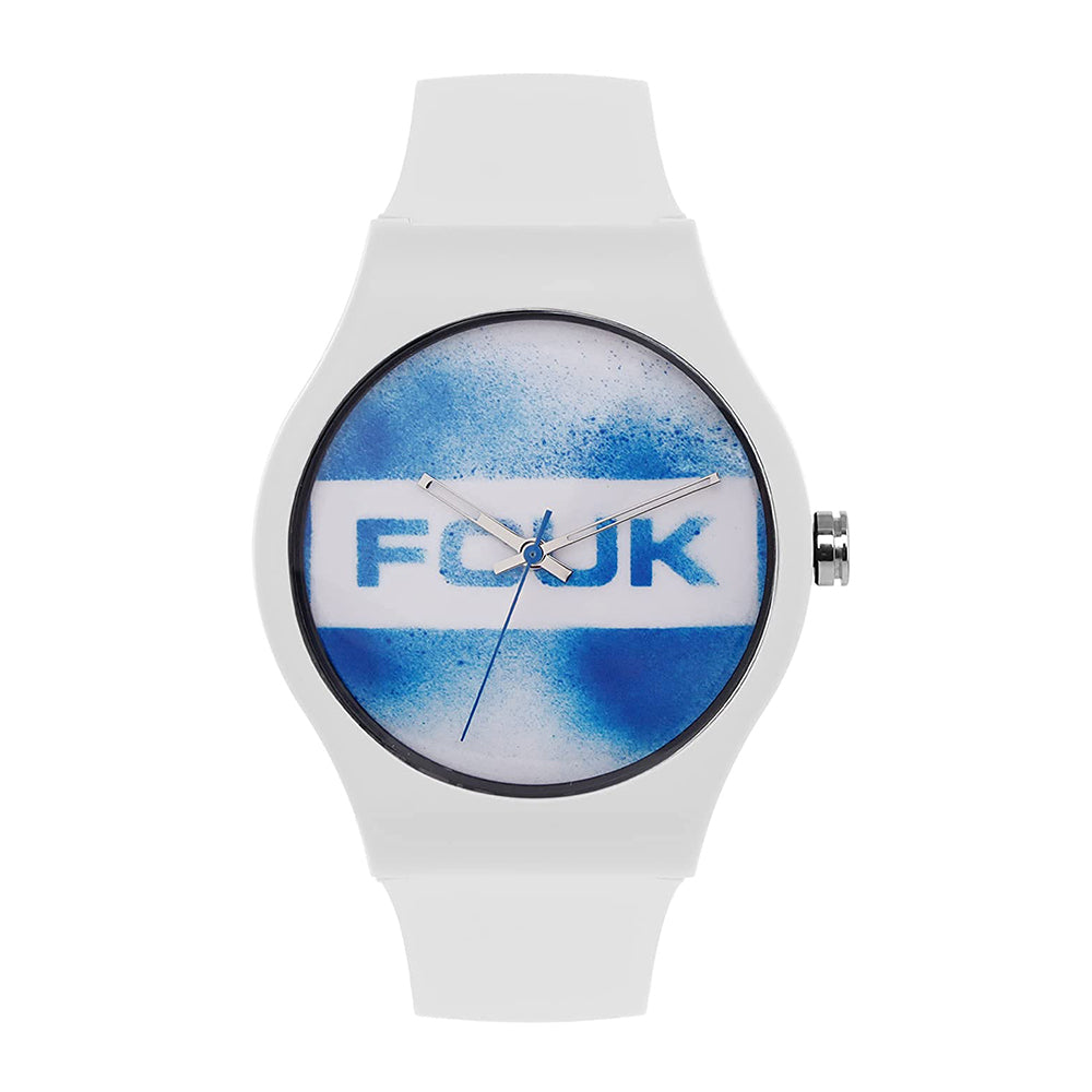 FCUK Analog Blue Dial Watch For Men - FC176W.U