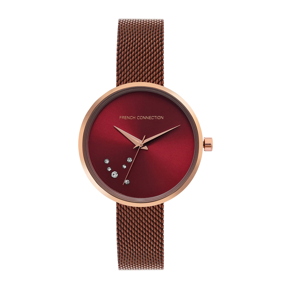French Connection Women Red Analogue Watch - FCL23-A