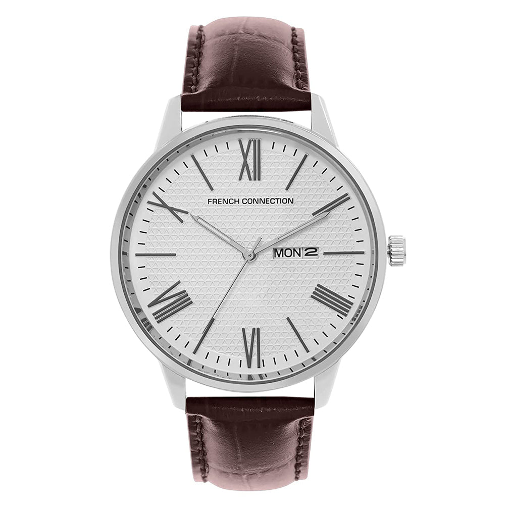 French Connection Analog White Dial Men's Watch FCL25-D