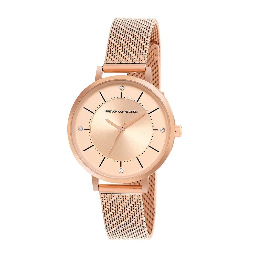French Connection Analog Gold Dial Women's Watch-FCN00010F