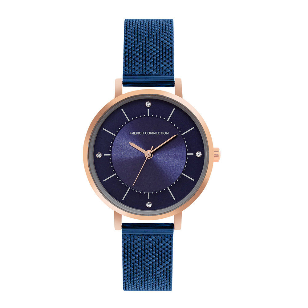 French Connection Analog Blue Dial Women's Watch-FCN00010G