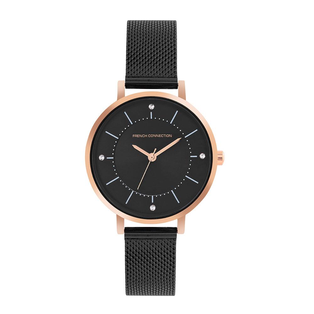 French Connection Analog Black Dial Women's Watch-FCN00010H