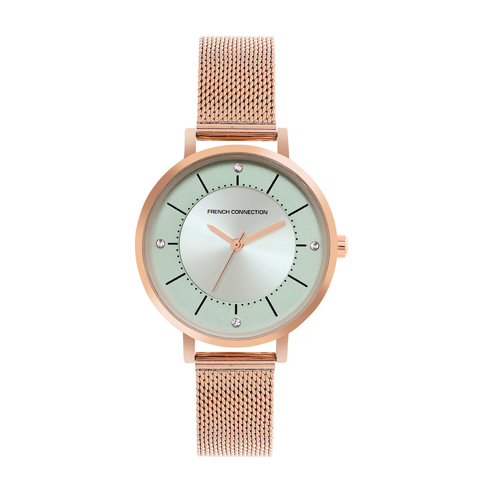 French Connection Analog Green Dial Women's Watch-FCN00010I