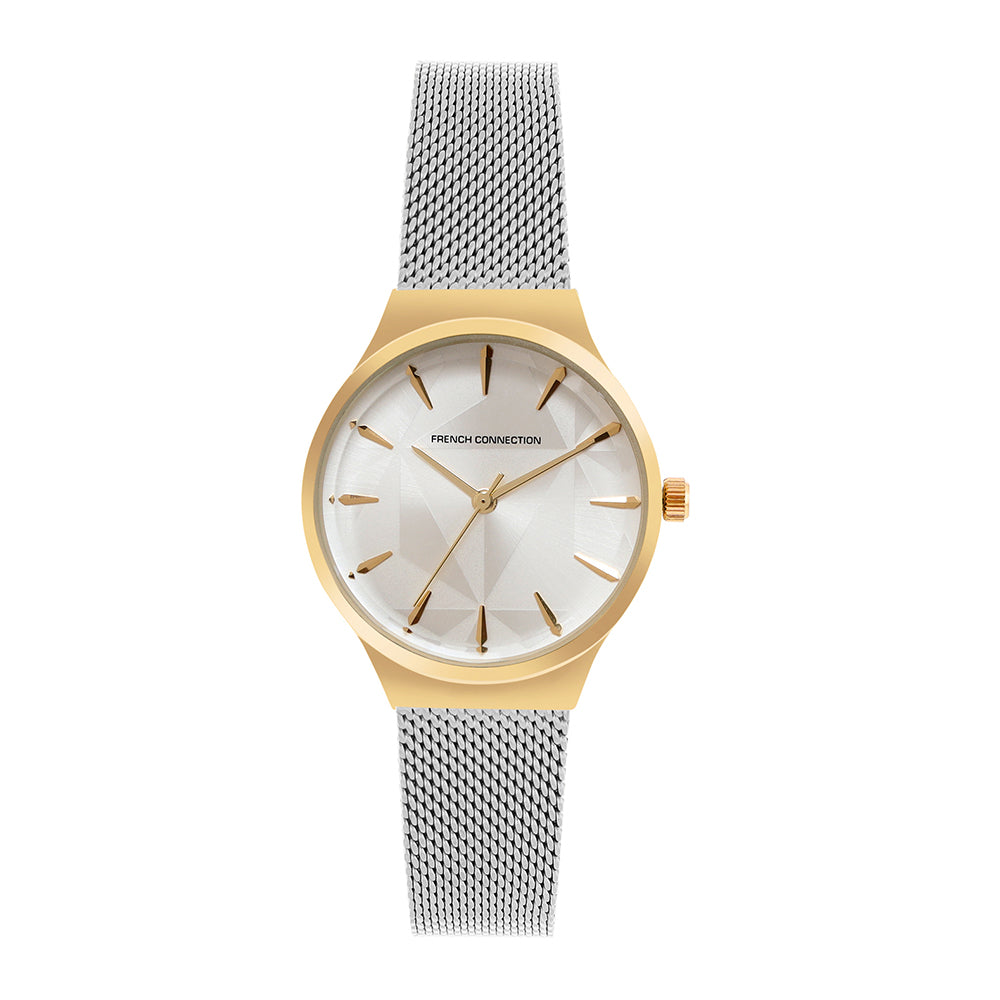 French Connection Spring Summer Analog White Dial Women's Watch-FCN00021B