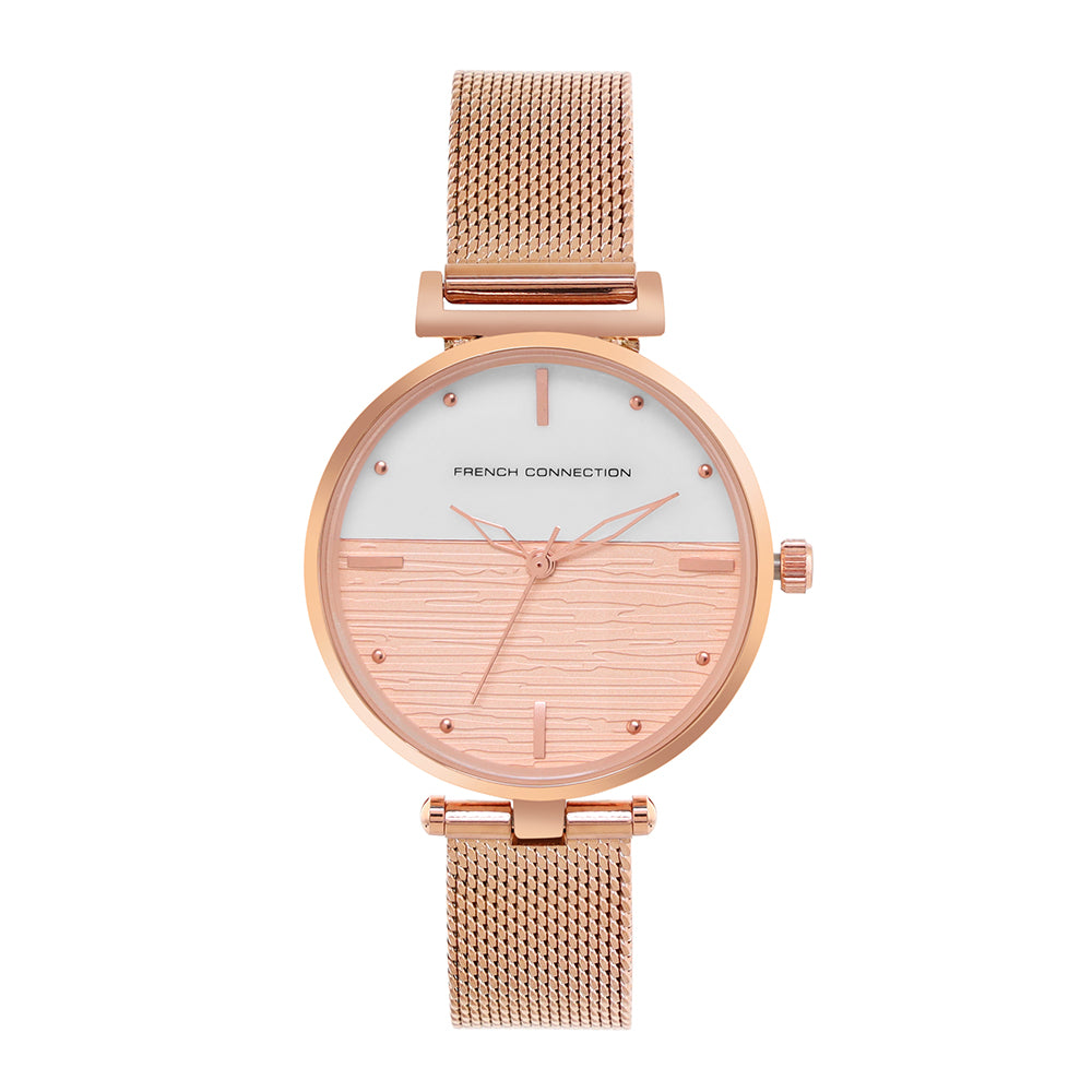 French Connection FCN00030C Cherie White Dial Women's Analog Watch