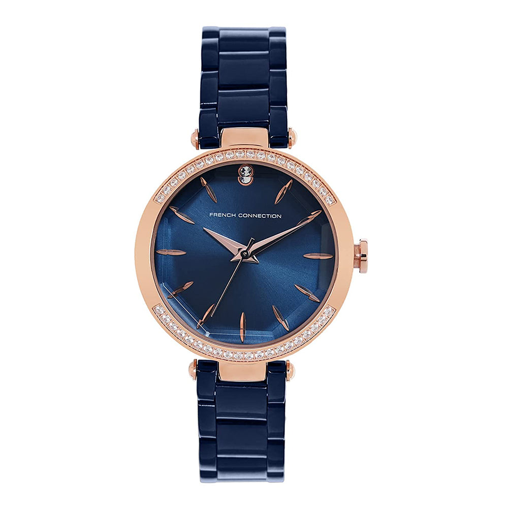 French Connection Spring-Summer 2021 Analog Blue Dial Women's Watch-FCP22URGM