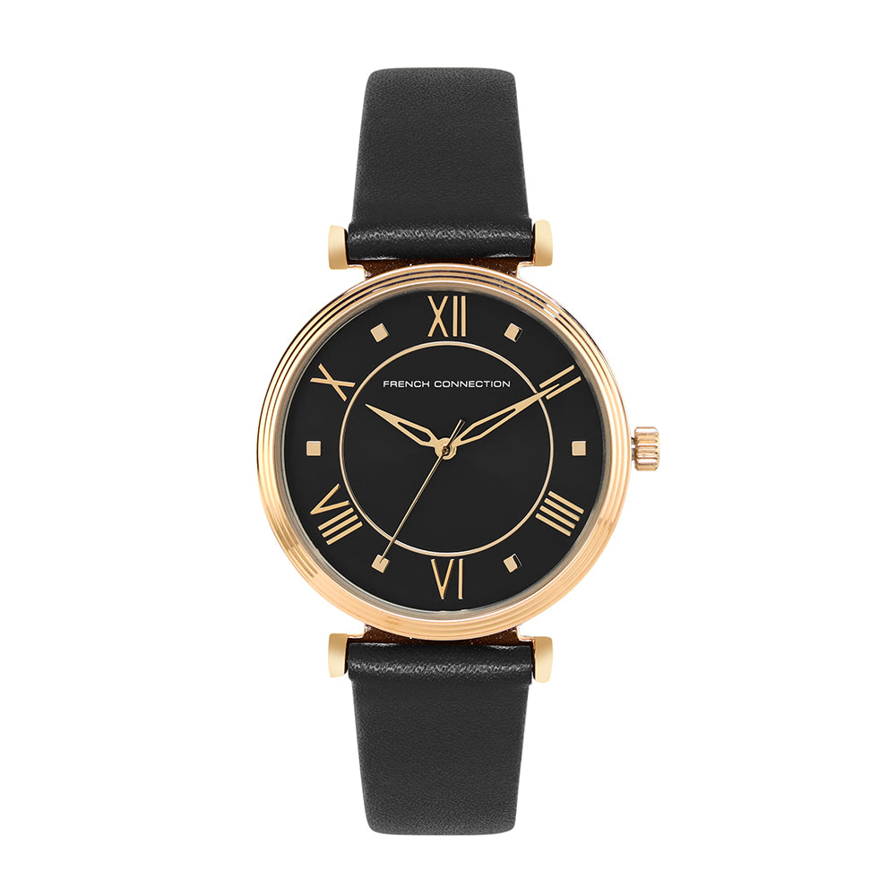 French Connection FCP32BL Mirage Black Dial Women's Analog Watch
