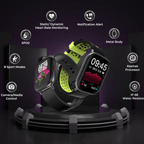 FCUK Fit Pro Full Touch Smart watch - FCUK009G