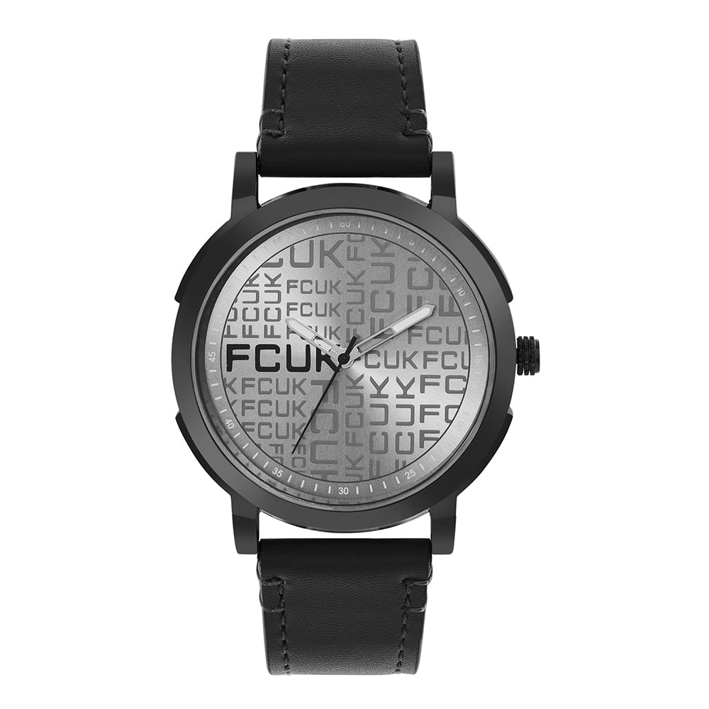 FCUK Analog Sliver Dial Watch For Men - FK00013A