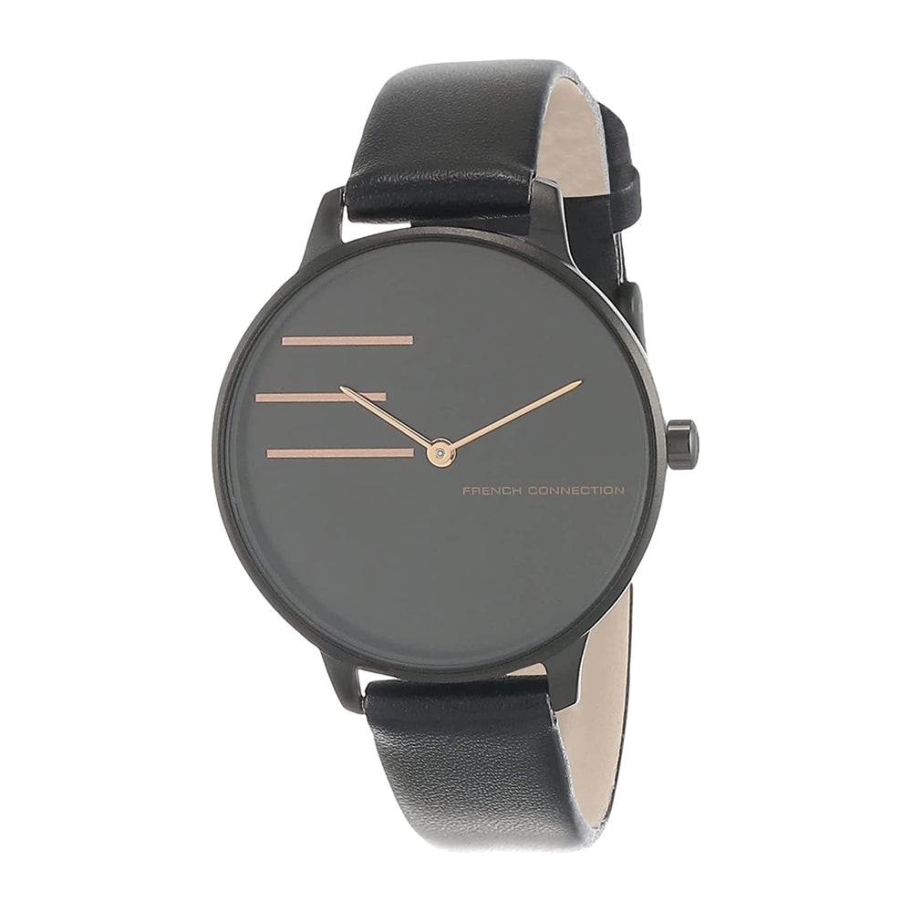French Connection Black Dial Women's Analogue Watch-FCN00013A