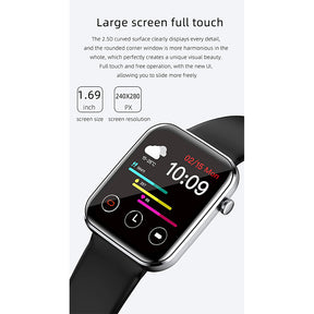 French Connection Black Unisex Smartwatch -FCZ15.B