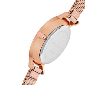 French Connection Rose Gold Analogue Watch for Women - FC007RGM