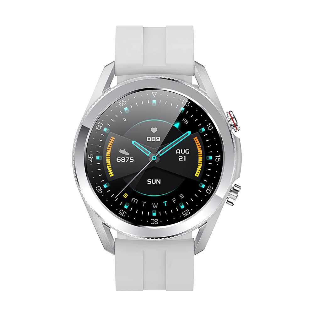 French Connection Grey Silicone Unisex Smartwatch- L19-D
