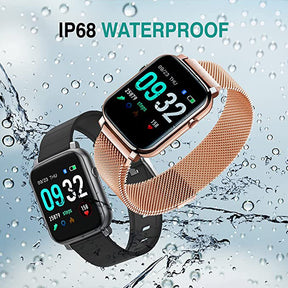 French Connection Stealth Black Unisex Smart watch F7-A
