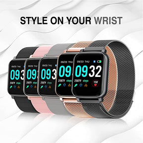 French Connection Stealth Black Unisex Smart watch F7-A