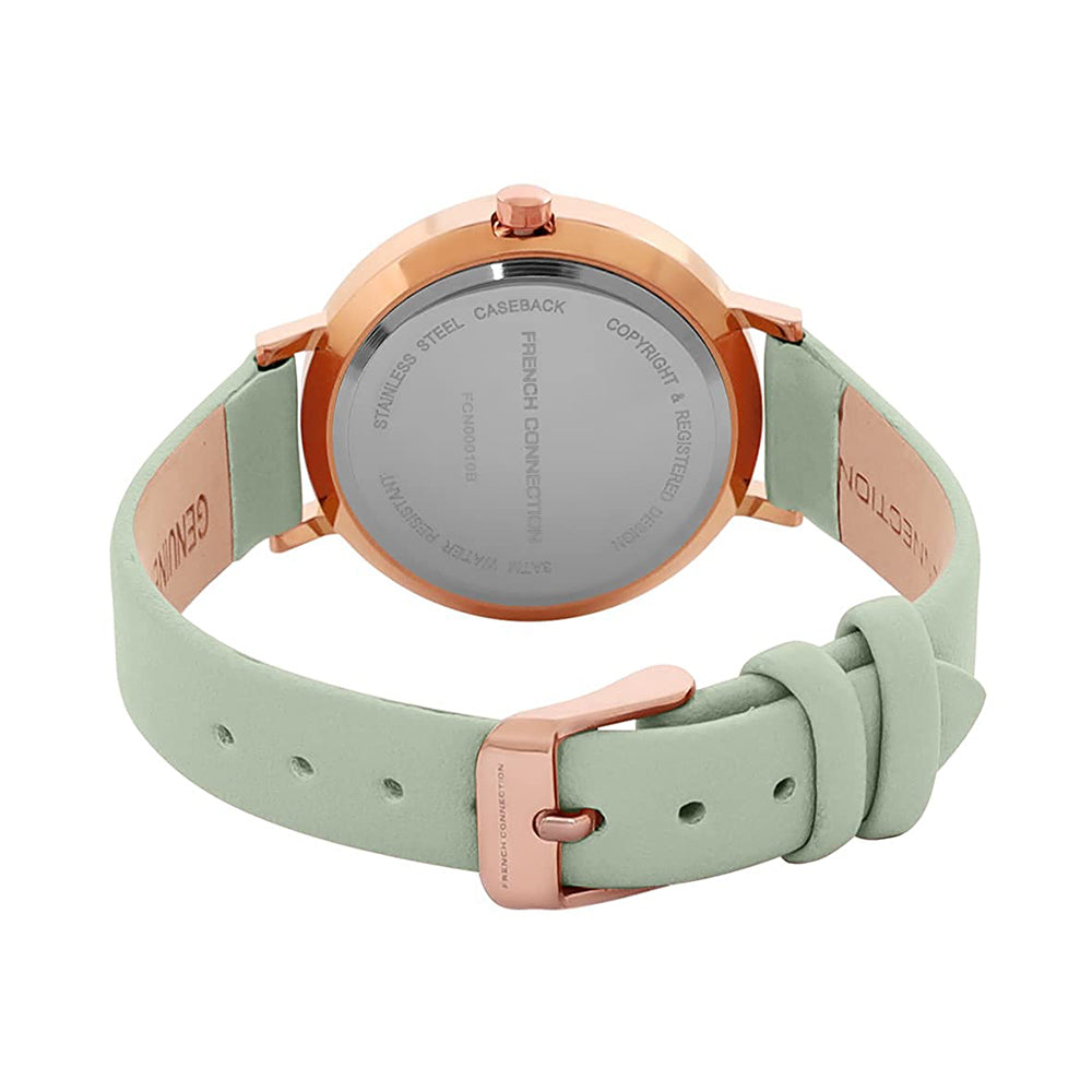 French Connection Analog Green Dial Women's Watch-FCN00010B