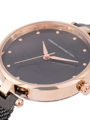 French Connection Analog Black Dial Womens Watch-FCN00028B