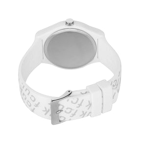FCUK Analog White Dial Unisex-Adult's Watch-FC171W
