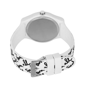 FCUK Analog White Dial Unisex-Adult's Watch-FC172W