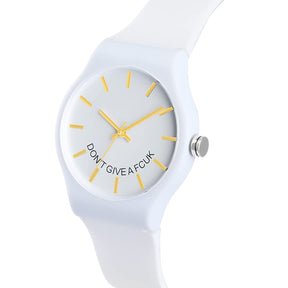 FCUK Analog White Dial Unisex-Adult's Watch-FC175W