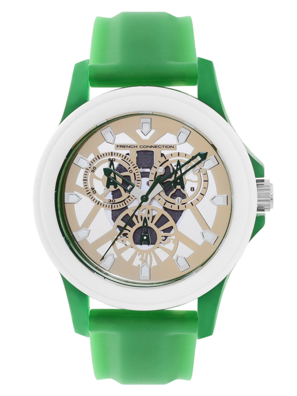 French Connection Beige Dial Analog Men's Watch - FC178GR