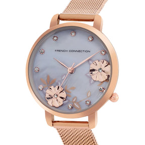 French Connection Analog Grey Dial Watch for Women FC21V