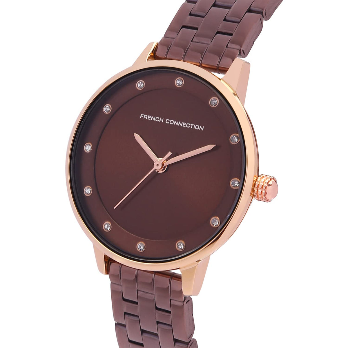 French Connection Analog Brown Dial Women's Watch-FCN00035C