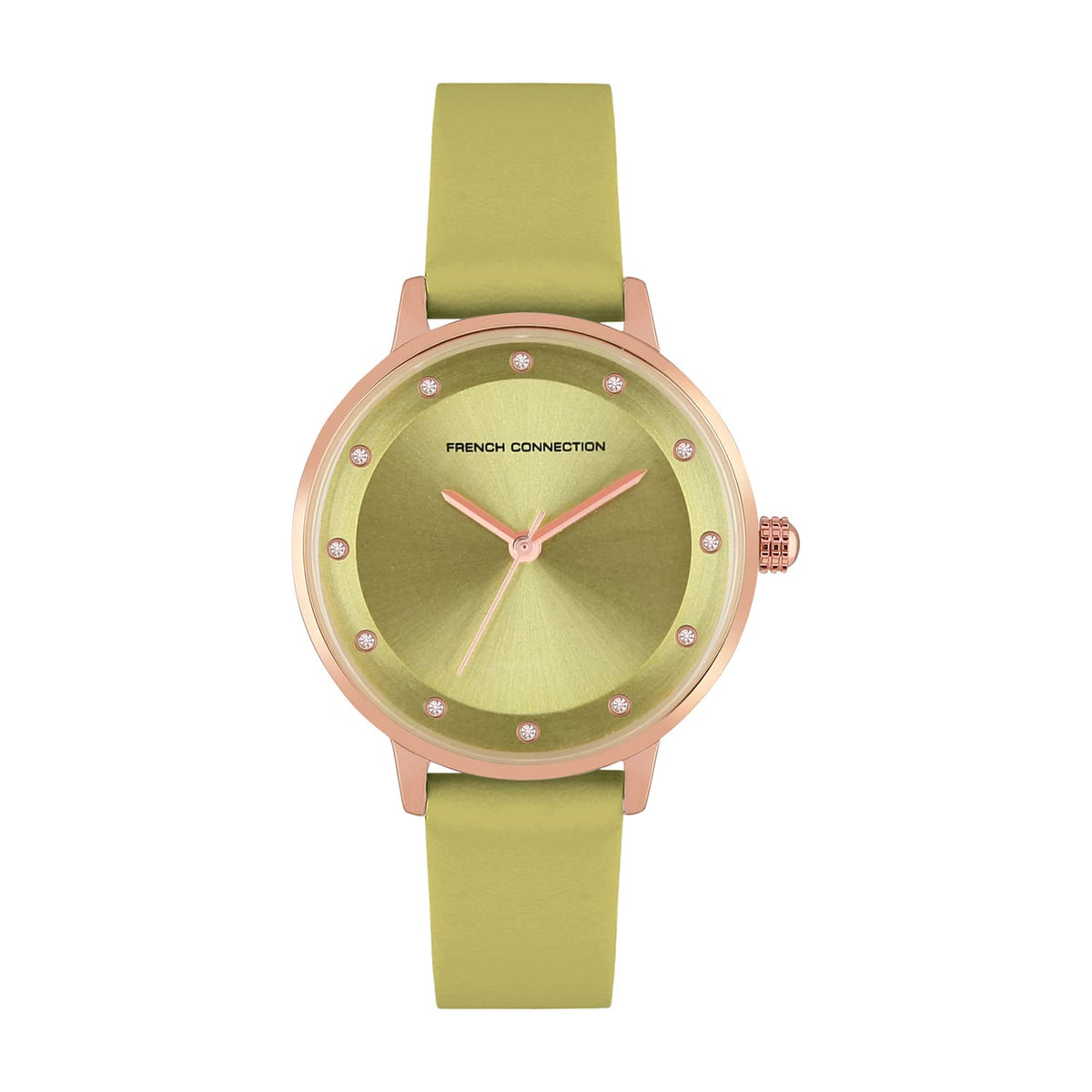 French Connection Analog Green Dial Women's Watch-FCN00035G