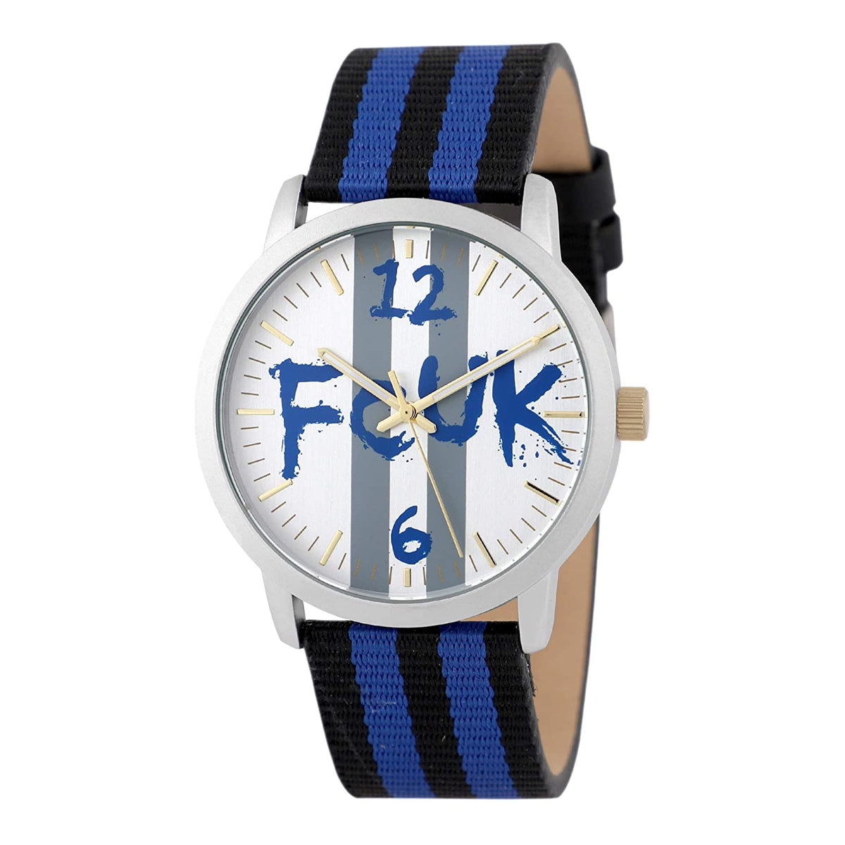 FCUK Analog Silver Dial Men's Watch-FK0001B