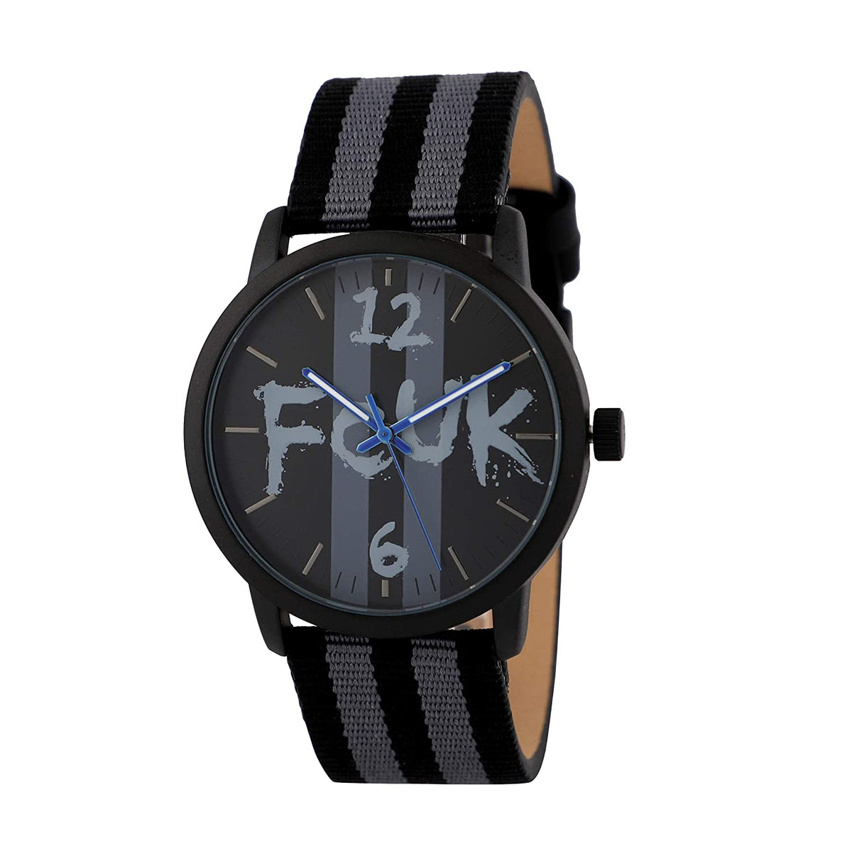 FCUK Analog Black Dial Men's Watch-FK0001C