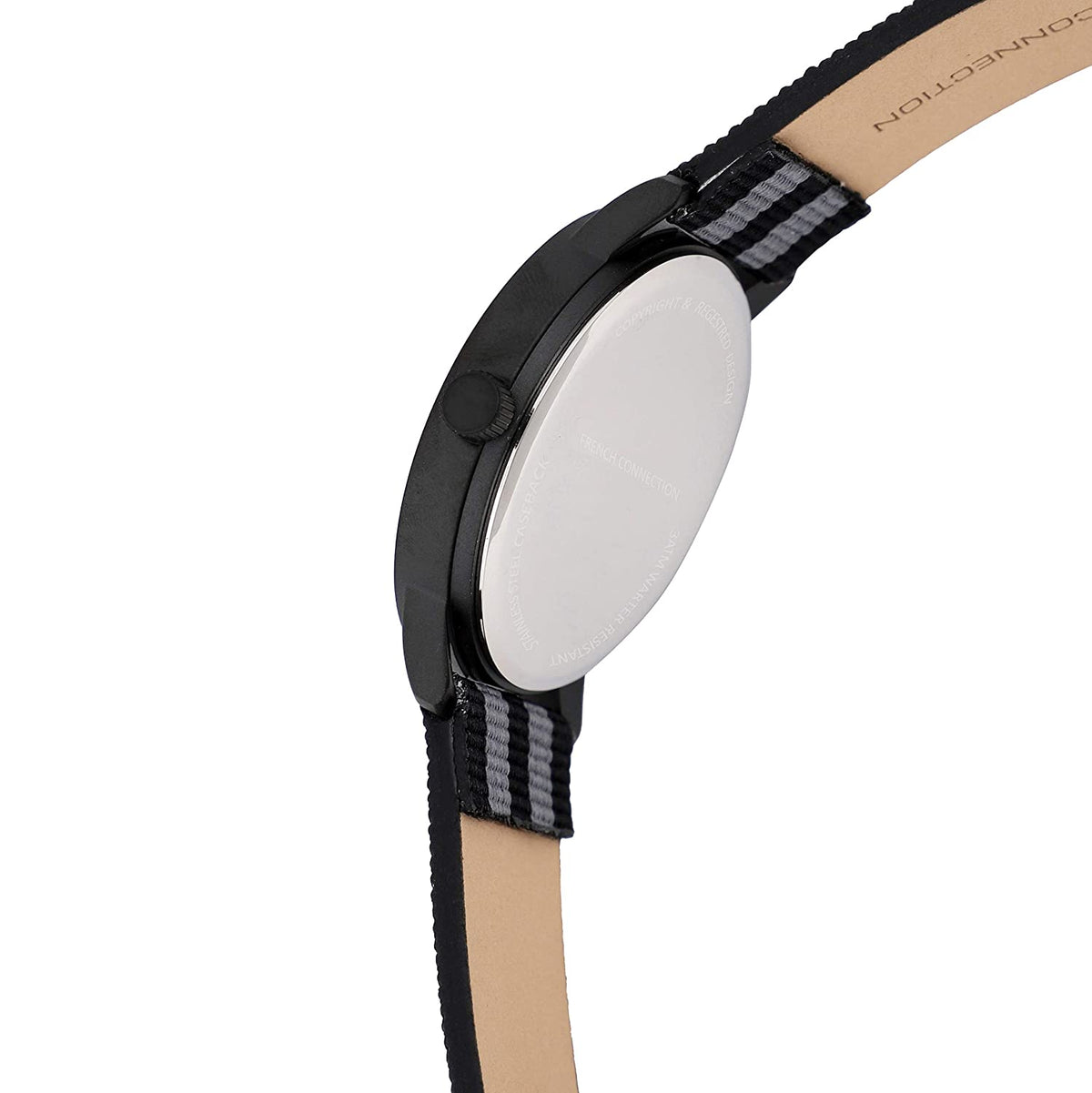 FCUK Analog Black Dial Men's Watch-FK0001C