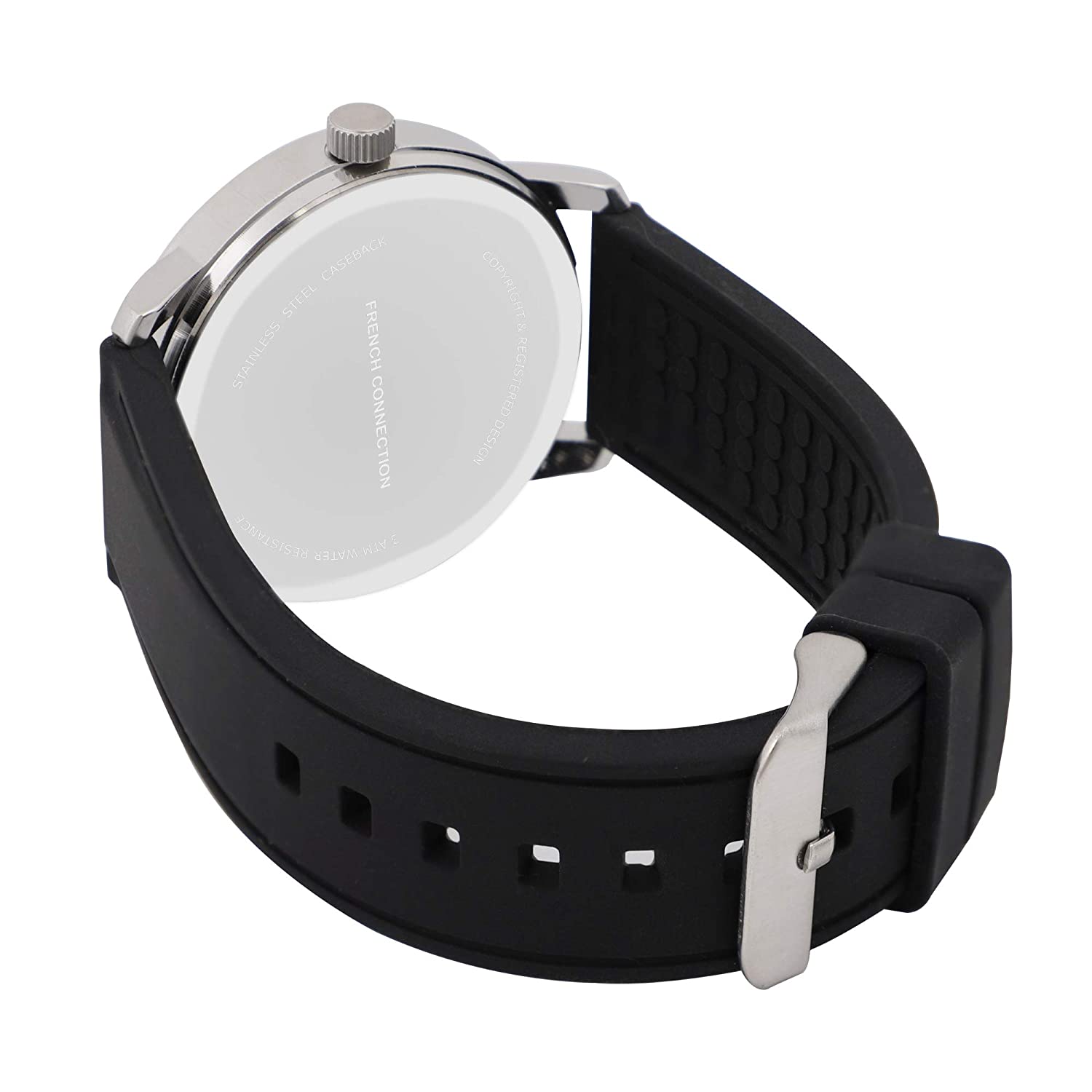FCUK Analog Black Dial Men's Watch-FK0002A