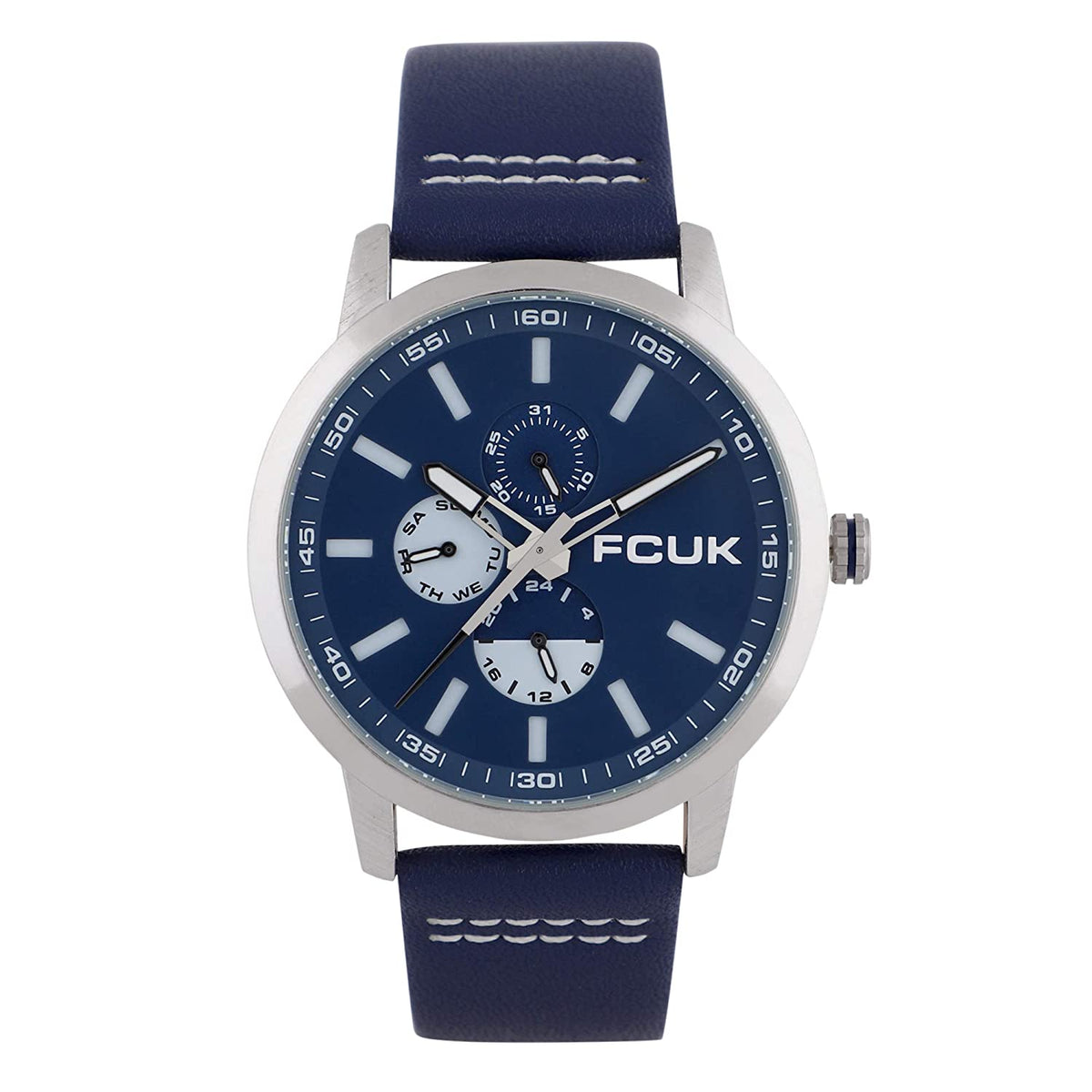 FCUK Analog Blue Dial Men's Watch-FK0006D