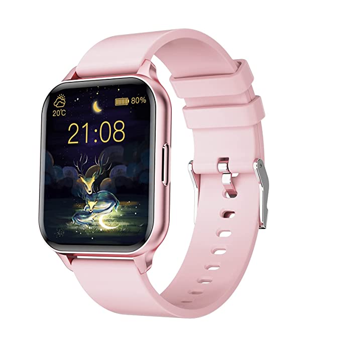 French Connection Pink Silicone Unisex Smartwatch Q26-C