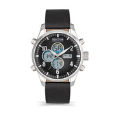 Kenneth Cole Reaction Analog Digital Men Black Leather Strap Neo KRWGD2191803