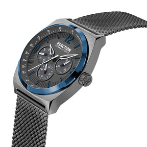Kenneth Cole Reaction Men IP GUN Stainless Steel Mesh Carl KRWGK2192402