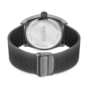 Kenneth Cole Reaction Men IP GUN Stainless Steel Mesh Carl KRWGK2192402