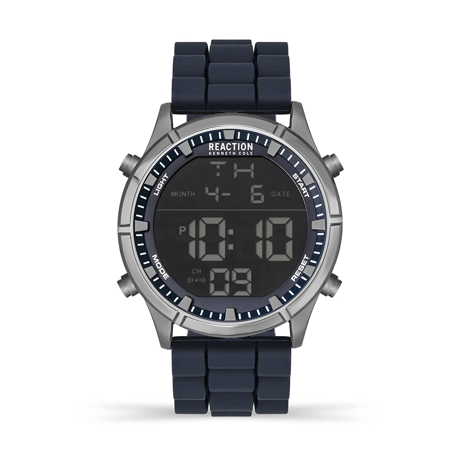 Kenneth Cole Reaction Digital Men Blue Silicon Strap Nord KRWGP2191104