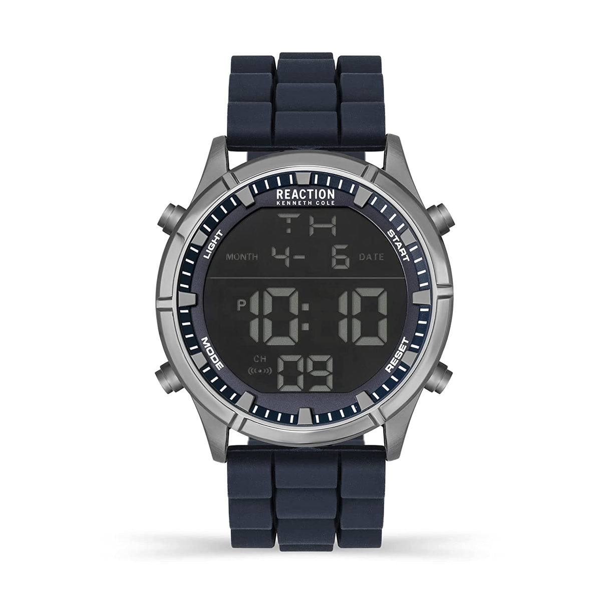 Kenneth Cole Reaction Digital Men Blue Silicon Strap Nord KRWGP2191104