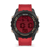 Kenneth Cole Reaction Digital Men RED Silicon Strap Hugh KRWGP2191403