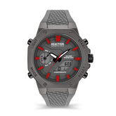 Kenneth Cole Reaction Analogue-Digital Men Grey Silicon Strap Zepp KRWGP2191702