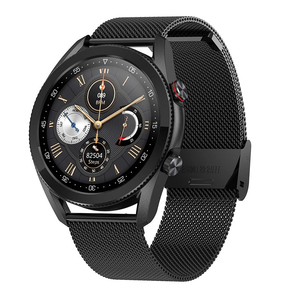 French Connection Black Mesh Unisex Smartwatch- L19 B