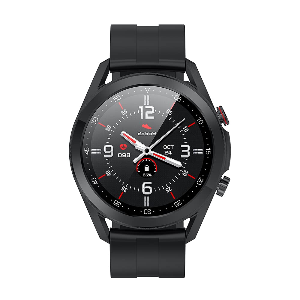 French Connection Black Silicone Unisex Smartwatch- L19 C