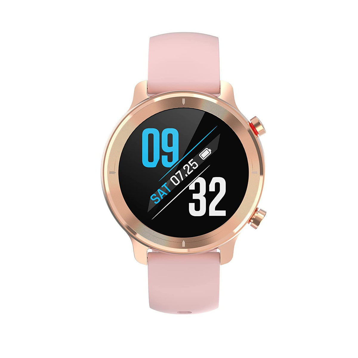French Connection Pink Silicone Unisex Smartwatch R4-A